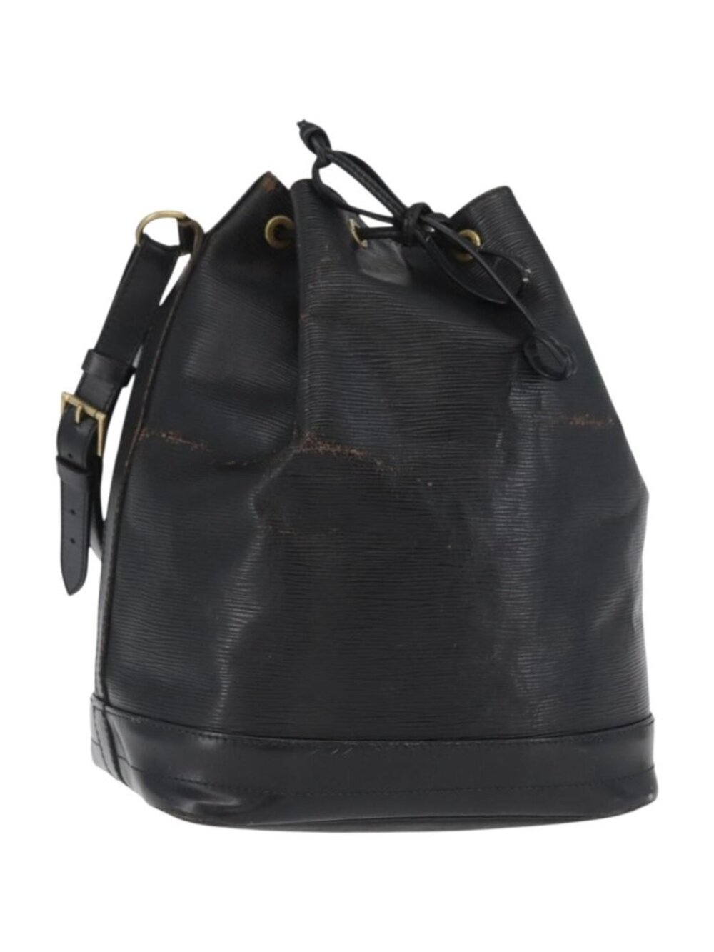 LOUIS VUITTON Epi Noe Shoulder Bag Black M44002